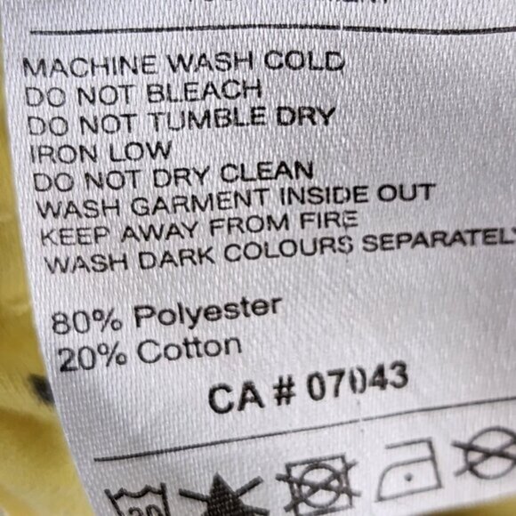 Lloyd & Jefferson Yellow Pelican Print Short Sleeve Crewneck T-Shirt - Picture 6 of 6